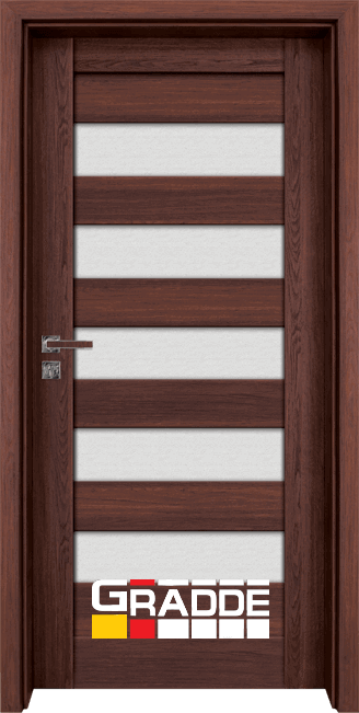 Интериорна врата Gradde Aaven Glas, Graddex Klasse A, цвят Шведски дъб