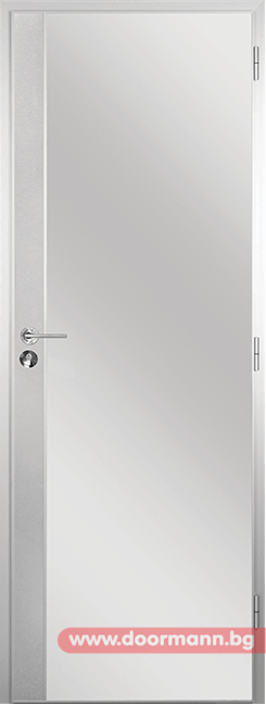 Алуминиева врата за баня – Gama, Метална лайсна в галерията