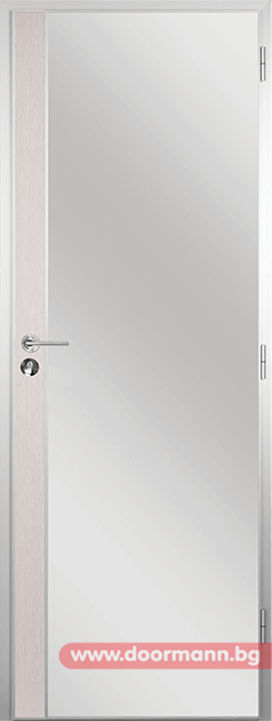 Алуминиева врата за баня – Gama, цвят Перла