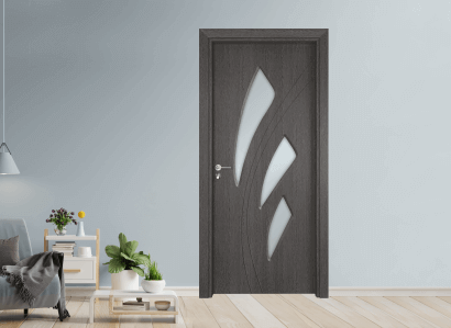 Интериорна врата Гама модел 202 цвят Сив кестен