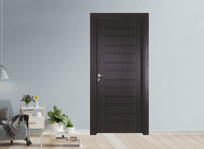 Интериорна врата Гама модел 207p цвят Венге