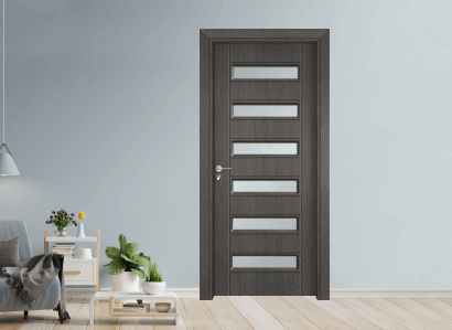 Интериорна врата Гама модел 207 цвят Сив кестен