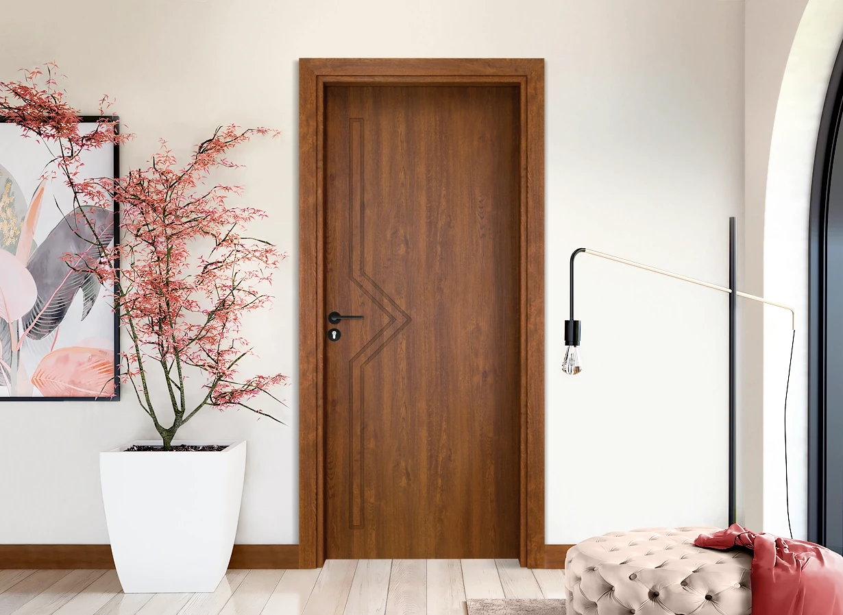 Интериорна врата Gama 201p, цвят Златен дъб