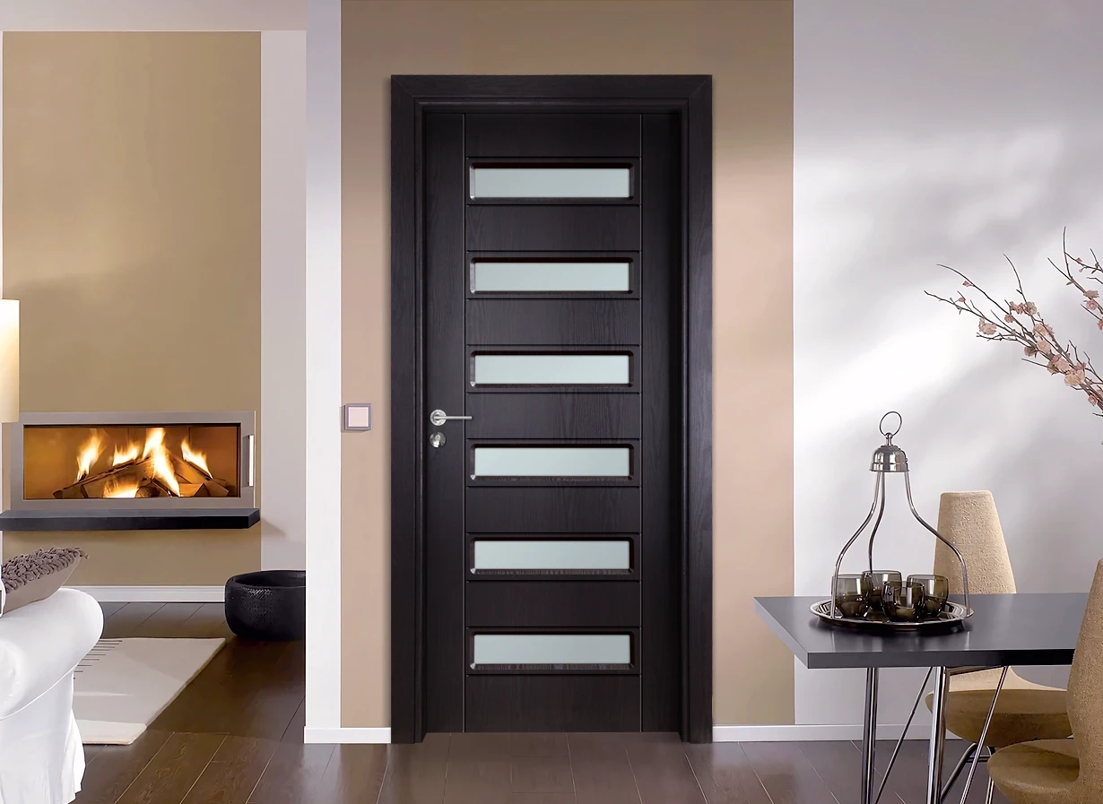 Интериорна врата Gama 207, цвят Венге