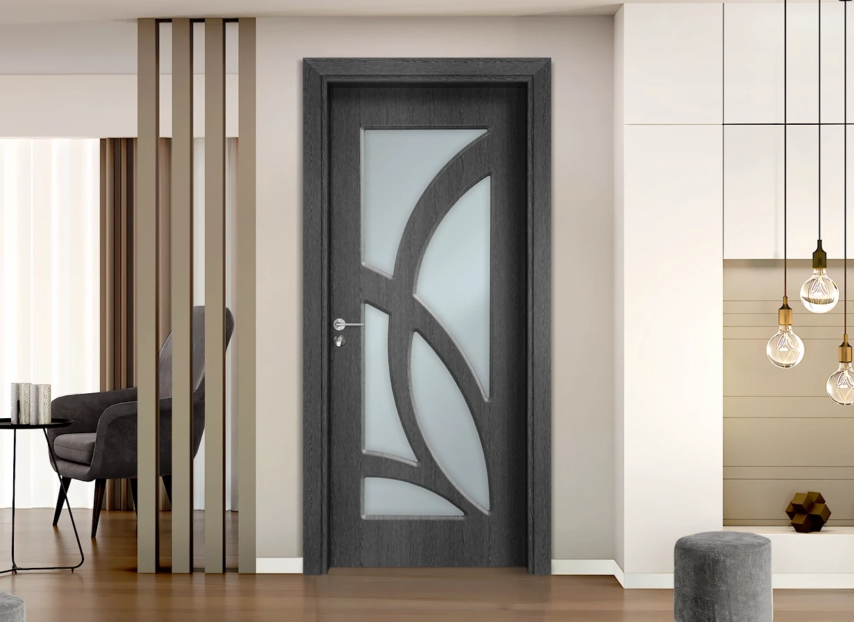 Интериорна врата Gama 208, цвят Сив кестен