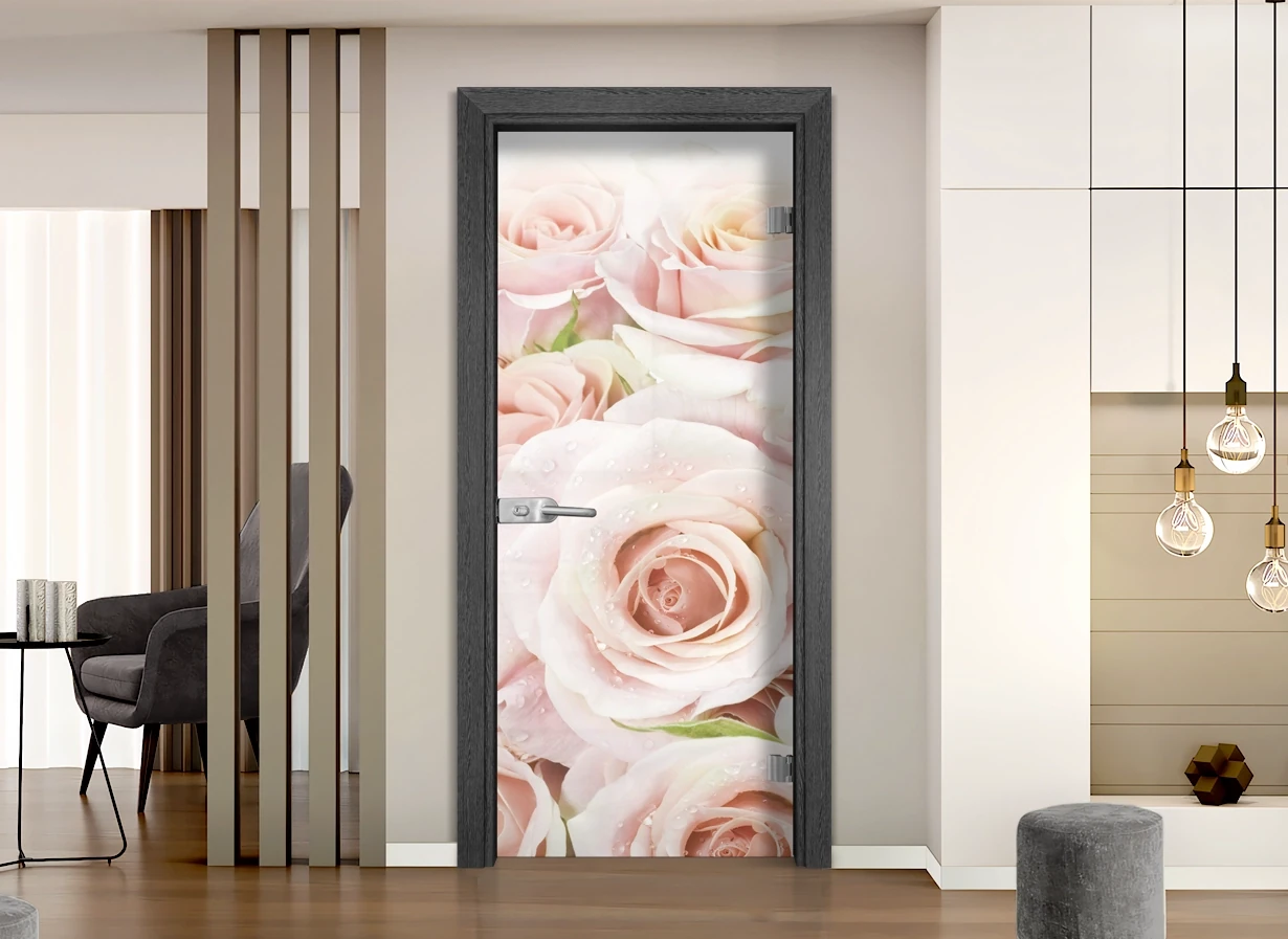 Стъклена Врата Gama Print G 13-7 Сив Кестен